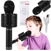 Mikrofony komputerowe - Mikrofon Bezprzewodowy Karaoke - Bluetooth Głośnik Czarny G242C - miniaturka - grafika 1