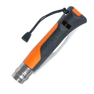Opinel - Nóż N°8 Outdoor - Inox - Pomarańczowy - 001577 - Noże - miniaturka - grafika 2