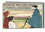 Obrazy i zdjęcia na płótnie - Hinde-Rijwielen Fabriek Amsterdam, Johann Georg van Caspel - obraz na płótnie Wymiar do wyboru: 70x50 cm - miniaturka - grafika 1