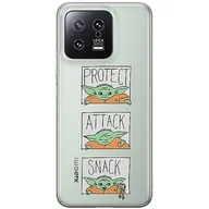 Etui i futerały do telefonów - ERT GROUP etui na telefon Xiaomi 13, case oryginalny i oficjalnie licencjonowany przez Star Wars, wzór Baby Yoda 009, optymalnie dopasowane, plecki z TPU częściowo przeźroczyste - miniaturka - grafika 1