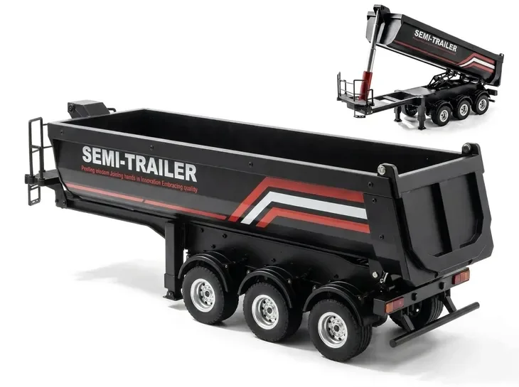 Naczepa Wywrotka 1509 Zdalnie Sterowana Do Scania 1501 Huina H-toys 1:18