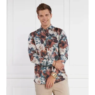 GUESS Koszula LS COLLINS BOTANICAL Regular Fit - Koszule męskie - miniaturka - grafika 1
