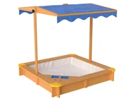 Place zabaw - Playtive Piaskownica z daszkiem - miniaturka - grafika 1