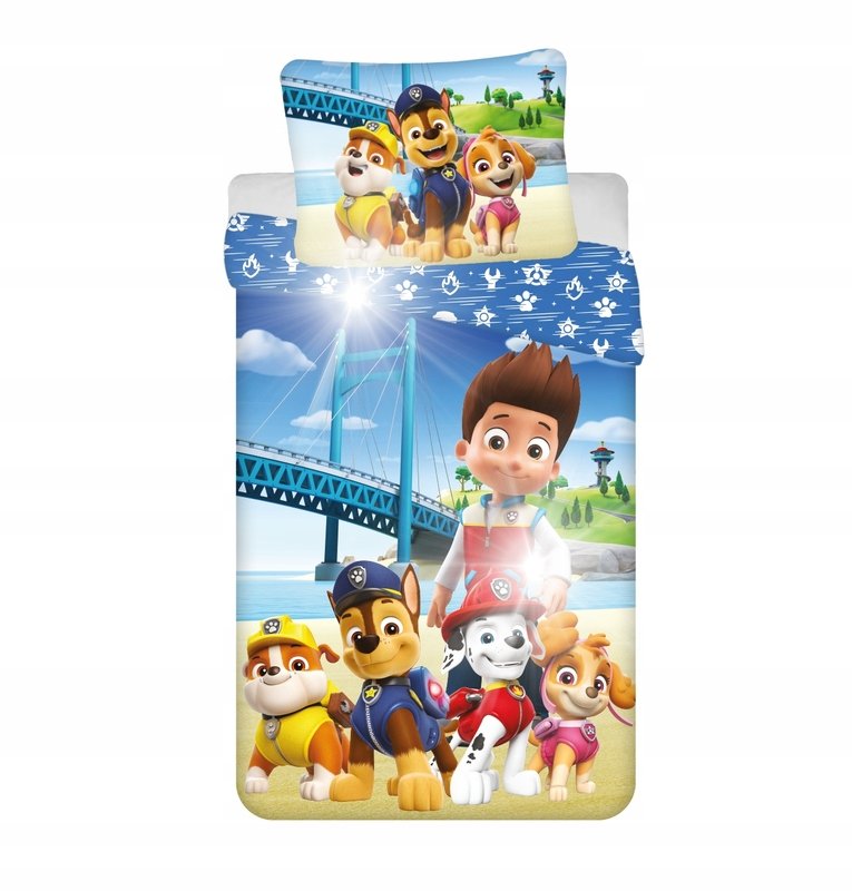 Pościel Dla Dziecka Psi Patrol Paw Patrol poduszka kołderka 140x200cm