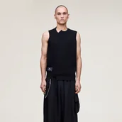 Kamizelki damskie - BEZRĘKAWNIK Y-3 GFX KNITTED - Adidas - miniaturka - grafika 1