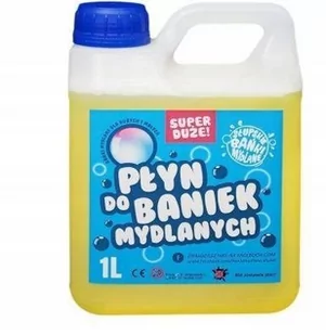 Słupskie Bańki Mydlane Płyn 1 litr do baniek mydlanych Super duże bańki 1L - Bańki mydlane - miniaturka - grafika 1