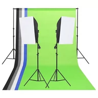 Lampy studyjne - Zestaw do studia fotograficznego, tła i softboxy Lumarko! - miniaturka - grafika 1