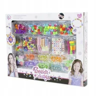 Prace ręczne dla dzieci - Zestaw Kreatywny Koraliki Do Robienia Bransoletek - miniaturka - grafika 1