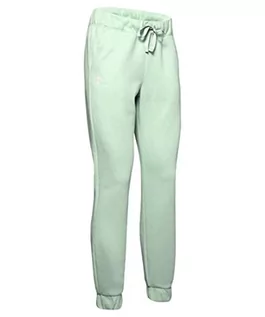 Spodnie damskie - Under Armour damskie spodnie z polaru Atlas Green Medium Heather/Onyx White/Onyx White (189) XL 1344171-189 - grafika 1