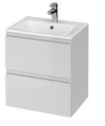 Szafki łazienkowe - Cersanit Moduo umywalka z szafką 50 cm zestaw meblowy szary S801-311-ECO - miniaturka - grafika 1