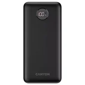 Powerbanki - Canyon PB-2002 (czarny) 20000mAh, QC, PD 20W - miniaturka - grafika 1