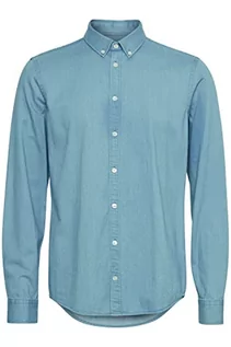 Koszule męskie - CASUAL FRIDAY Męska koszula Anton Bd Ls Denim Chambray z kołnierzem button-down, 200435/Denim Light Blue, 3XL - grafika 1