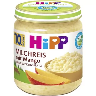 HiPP Pudding Ryżowy z Mango - Budyń - miniaturka - grafika 1