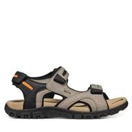 Sandały męskie - Sandały Geox Uomo Sandal Strada U8224D 000EK C5004 Beżowy - miniaturka - grafika 1