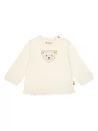 Bluzy i sweterki niemowlęce - Steiff Bluza w kolorze kremowym - miniaturka - grafika 1