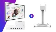 Monitory reklamowe i wyświetlacze - Samsung Flip Pro 55" WM55B z wózkiem celexon Seoul i skrzynką przyłączeniową - miniaturka - grafika 1
