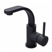 Baterie umywalkowe - Besco Decco II bateria umywalkowa stojąca czarny mat BU-DII-CZ - miniaturka - grafika 1