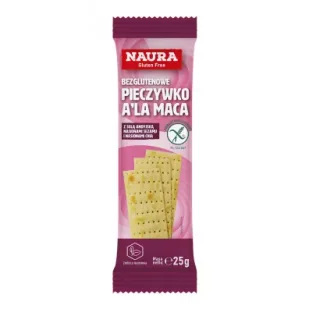 Naura Pieczywko chrupkie z solą andyjską, nasionami sezamu i nasionami chia bez glutenu 25 g - Pieczywo chrupkie - miniaturka - grafika 1