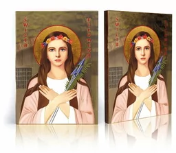 Ikona religijna Święta Filomena - Ikony i obrazy sakralne - miniaturka - grafika 1