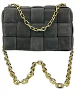 Torebki damskie - Salvadore Feretti Women's SF0610 torba na ramię, szara, szary, m - miniaturka - grafika 1