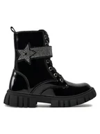 Buty dla dziewczynek - Original Marines Botki DEA0031FC Czarny - miniaturka - grafika 1