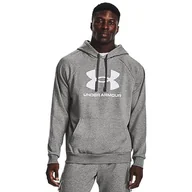 Bluzy męskie - Under Armour Męska bluza z kapturem Ua Rival z logo - miniaturka - grafika 1