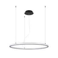 Lampy sufitowe - Żyrandol RISA 90 czarny LED 3000K - miniaturka - grafika 1