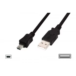 ASSMANN Kabel połączeniowy USB2.0 Canon USB A/miniUSB B 1m KKA5KUBU0270 [1650649] - Kable USB - miniaturka - grafika 2