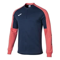 Bluzy męskie - Joma Męska bluza Eco Championship, granatowa, pomarańczowa (Neonorange), XXL - miniaturka - grafika 1