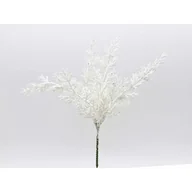 Sztuczne kwiaty - Gałązka ozdobna 32 cm biała - miniaturka - grafika 1