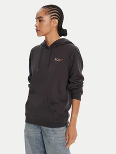 Roxy Bluza ERJFT04996 Szary Regular Fit - Bluzy damskie - miniaturka - grafika 1