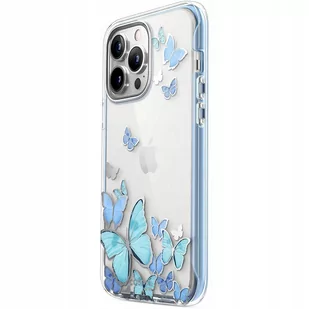 Etui SUPCASE Cosmo do Apple iPhone 14 Pro Max Niebieski Motylki - Etui i futerały do telefonów - miniaturka - grafika 2