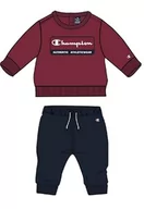 Odzież sportowa dziecięca - Champion Legacy American Classics TD-Graphic Shop Crewneck Pełna Dziecko, Czerwony TBR/Niebieski Granatowy, 12 mesi - miniaturka - grafika 1