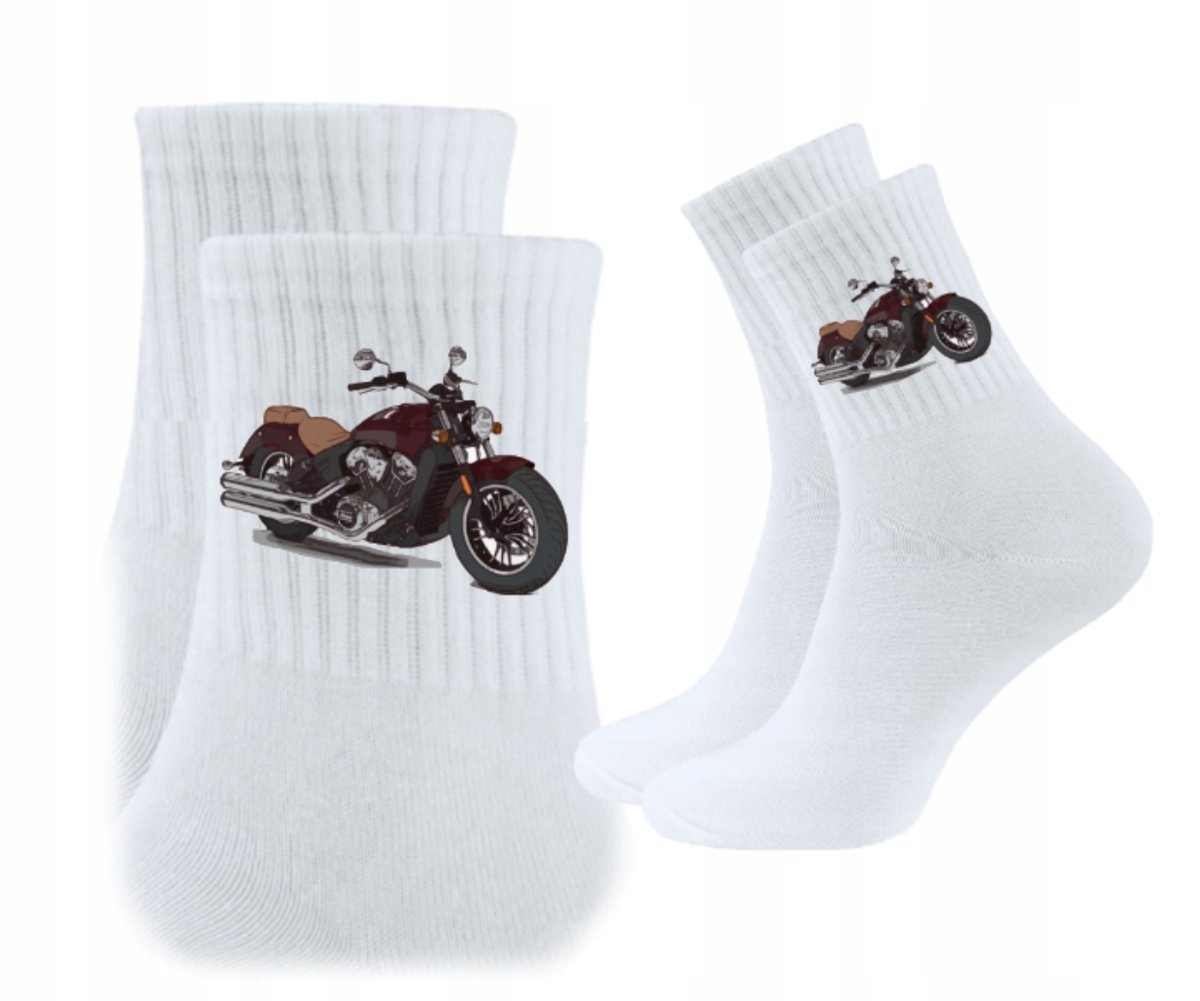 3x Skarpetki Skarpety motor motocykl motocyklista dla kierowcy INDIAN