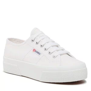 Tenisówki Superga - 2740 Platform S21384W White 901 - Trampki damskie - miniaturka - grafika 1