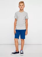 Koszulki dla chłopców - Tommy Hilfiger T-Shirt KB0KB04140 S Szary Regular Fit - miniaturka - grafika 1