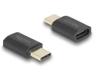 Adaptery i przejściówki - DeLOCK USB Adapter 40 Gbps USB Type-C PD 3.1 240 W port saver męski na żeński 8K 60 Hz 60237 - miniaturka - grafika 1