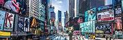 Plakaty - Pyramid Posters New York Times Square Panorama - plakat 91,5x30,5 MCPP60229 - miniaturka - grafika 1