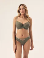 Biustonosze - Biustonosz półusztywniany Lynn Esotiq khaki 65G - miniaturka - grafika 1