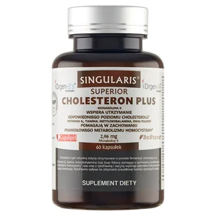 SINGULARIS Cholesteron Plus, 60kaps. - Serce i układ krążenia - miniaturka - grafika 1