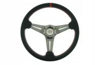 Akcesoria tuningowe - Kierownica Sportowa Pro 350mm os: 20mm Carbon Red - miniaturka - grafika 1