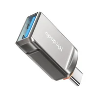 Adaptery i przejściówki - Adapter USB 3.0 do USB-C, Mcdodo OT-8730 (szary) - miniaturka - grafika 1