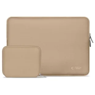 Etui na laptopa TECH-PROTECT Neoslim 13-14 cali Beżowy + Torba na akcesoria NEOSLIM LAPTOP 13-14 CAFFE LATTE - Torby na laptopy - miniaturka - grafika 1