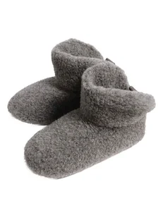 Kaiser Naturfellprodukte Kapcie "Kim" w kolorze szarym - Kapcie damskie - miniaturka - grafika 1
