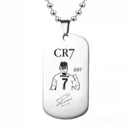 Wisiorki - Naszyjnik wisiorek Crisitano Ronaldo CR7 autograf prezent - miniaturka - grafika 1