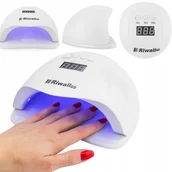 Lampy UV do paznokci - LAMPA DO PAZNOKCI UV LED 220W DO HYBRYD ŻELI MOCNA HYBRYDY RIWALL RL-01 - miniaturka - grafika 1