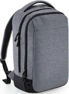 Plecaki - Plecak sportowy BagBase BG545 Athleisure - Kolor: Grey Marl/Black - Rozmiar: 30 x 50 x 18 cm - miniaturka - grafika 1