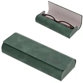 Akcesoria do okularów - Etui okularowe na magnes ET-122B zielone - miniaturka - grafika 1