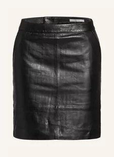 Gestuz Spódnica Skórzana Char schwarz - Spódnice - miniaturka - grafika 1