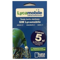 Startery i doładowania - Lycamobile Starter Lycamobile 5 zł - miniaturka - grafika 1